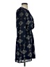 Express 100% Polyester Paisley Blue Casual Dress Size XS - photo 4