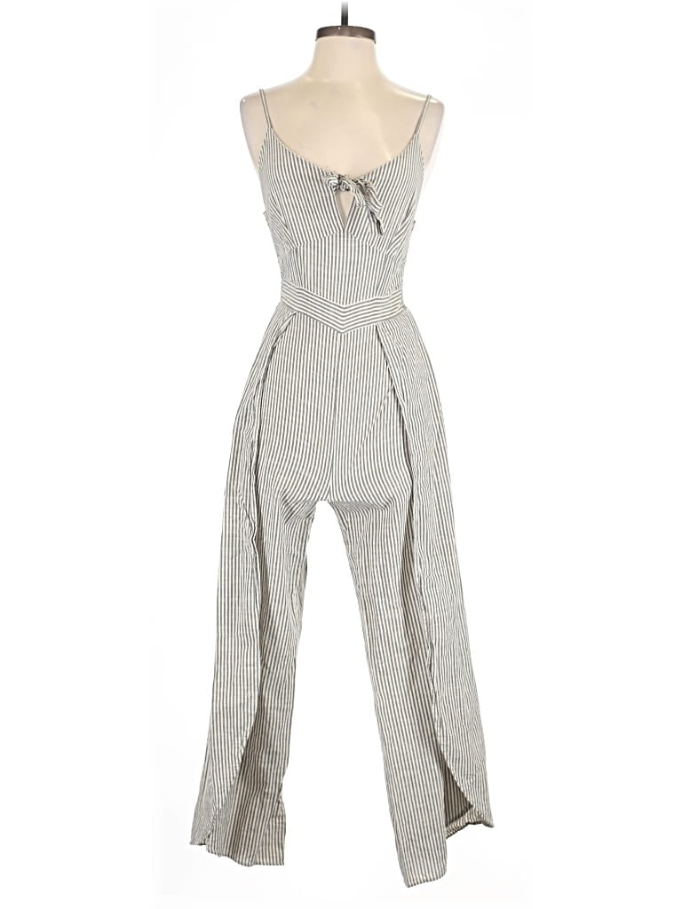 Pre-owned Japna Jumpsuit In Gray