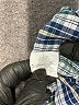 IZOD Checkered-gingham Green Long Sleeve Button-Down Shirt Size 5 - 6 - photo 4
