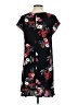 POPSUGAR 100% Rayon Floral Black Casual Dress Size XS - photo 2