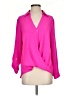 Status 100% Polyester Pink 3/4 Sleeve Blouse Size S - photo 1