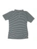 B Bradley Stripes Black Blue Short Sleeve Turtleneck Size 10 - photo 1