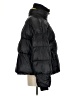 Zara Solid Black Snow Jacket Size S - photo 4