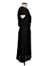 Scoop Solid Black Casual Dress Size S - photo 4