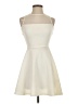 Aqua Solid Ivory Cocktail Dress Size XS - photo 1