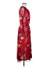 Vince Camuto 100% Polyester Floral Red Casual Dress Size M - photo 4