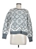 Elie Tahari Argyle Gray Pullover Sweater Size M - photo 1
