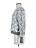 Elie Tahari Argyle Gray Pullover Sweater Size M - photo 5