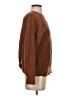 Shein 100% Acrylic Solid Brown Pullover Sweater Size S - photo 4