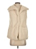 Thread & Supply Ivory Faux Fur Vest Size S - photo 1