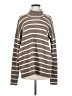 Splendid Stripes Brown Turtleneck Sweater Size S - photo 1