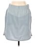 Indygena Solid Silver Casual Skirt Size S - photo 1