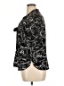 Alice Blue 100% Polyester Print Black Short Sleeve Blouse Size XL - photo 5
