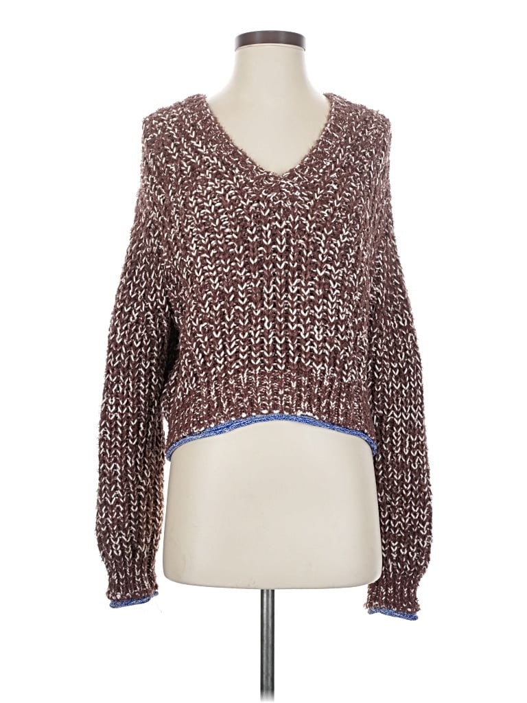 Pre-owned Wilfred Pullover Sweater In Brown