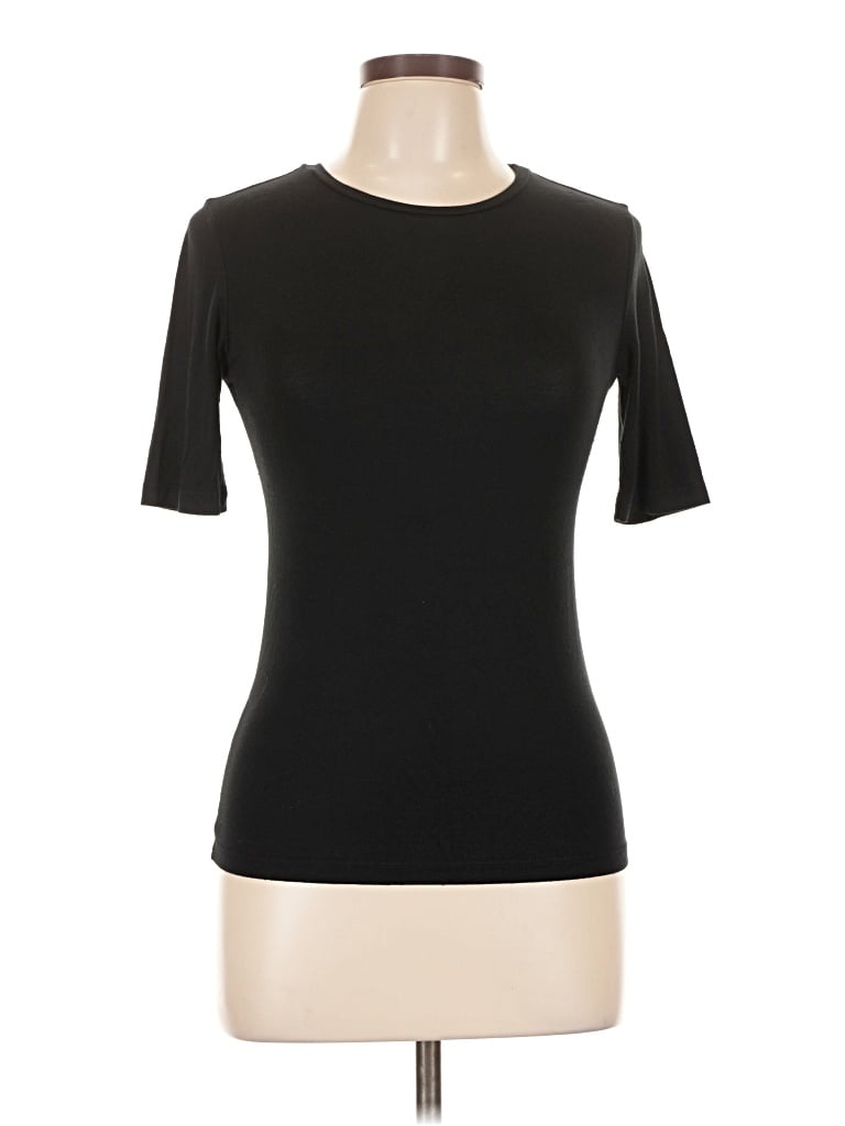 Pre-owned L'agence Short Sleeve T-shirt In Black