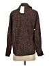 DAZY 100% Polyester Animal Print Brown Long Sleeve Blouse Size XS - photo 2