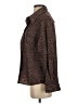 DAZY 100% Polyester Animal Print Brown Long Sleeve Blouse Size XS - photo 5