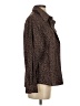 DAZY 100% Polyester Animal Print Brown Long Sleeve Blouse Size XS - photo 4