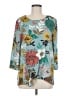 Le Lis 100% Polyester Teal 3/4 Sleeve Blouse Size M - photo 1