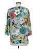 Le Lis 100% Polyester Teal 3/4 Sleeve Blouse Size M - photo 2