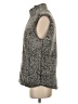 Thread & Supply Gray Faux Fur Vest Size S - photo 5