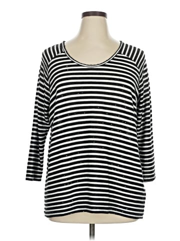 TWO by Vince Camuto 3/4 Sleeve T-Shirt (view 1)