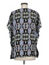Tibi 100% Silk Blue 3/4 Sleeve Silk Top Size M - photo 2