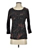 White Stuff Stars Black Gray 3/4 Sleeve Top Size UK 6 / US 2 - photo 1