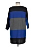 Coco Bianco Color Block Blue Casual Dress Size L - photo 2