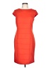 Studio One Solid Orange Cocktail Dress Size 10 - photo 1