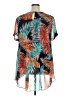 Vince Camuto 100% Polyester Tropical Teal Short Sleeve Blouse Size 1X - photo 2