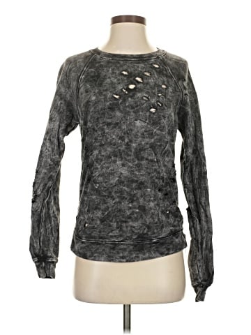 Black Orchid Denim Pullover Sweater (view 1)