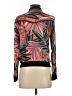 Jack by BB Dakota 100% Rayon Print Orange Track Jacket Size S - photo 2