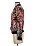 Jack by BB Dakota 100% Rayon Print Orange Track Jacket Size S - photo 5
