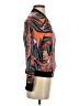 Jack by BB Dakota 100% Rayon Print Orange Track Jacket Size S - photo 4