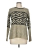 Gabriella Rocha Chevron-herringbone Gray Pullover Sweater Size M - photo 1