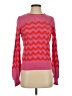 Ann Taylor Chevron-herringbone Pink Pullover Sweater Size XS - photo 1