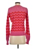 Ann Taylor Chevron-herringbone Pink Pullover Sweater Size XS - photo 2