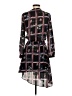 Parker 100% Polyester Print Black Casual Dress Size XS - photo 2