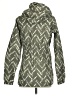 The North Face 100% Polyester Print Green Windbreaker Size XS - photo 2