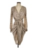 Shein Tan Cocktail Dress Size 4 - photo 1