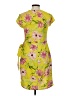 Express Tropical Floral Yellow Casual Dress Size M - photo 2