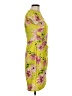 Express Tropical Floral Yellow Casual Dress Size M - photo 4