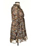 Zara Floral Brown Casual Dress Size XS - photo 4