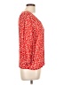 19 Cooper 100% Rayon Red 3/4 Sleeve Blouse Size L - photo 4