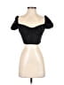 Missguided Black Short Sleeve Top Size 0 - photo 1