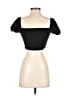 Missguided Black Short Sleeve Top Size 0 - photo 2