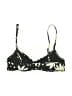Solid & Striped Floral Black Swimsuit Top Size S - photo 2