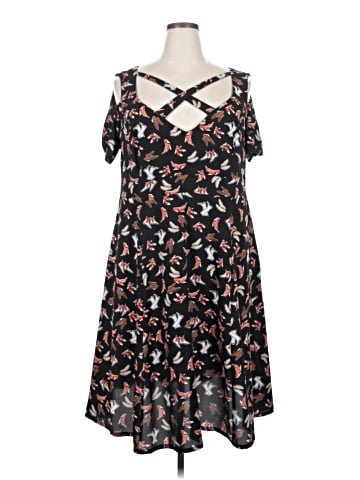 Cherry Velvet Casual Dress (view 1)