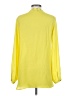 Relativity 100% Polyester Yellow Long Sleeve Blouse Size S - photo 2